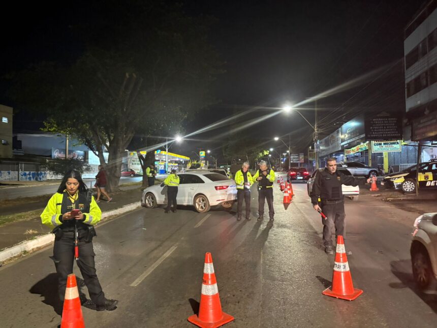 As ações do Detran-DF durante o final de semana ocorreram em Ceilândia, Paranoá, Planaltina, Sobradinho e Taguatinga | Foto: Divulgação/Detran-DF
